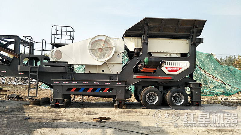 廊坊移動(dòng)制砂廠安裝中，很快就可以開業(yè)了